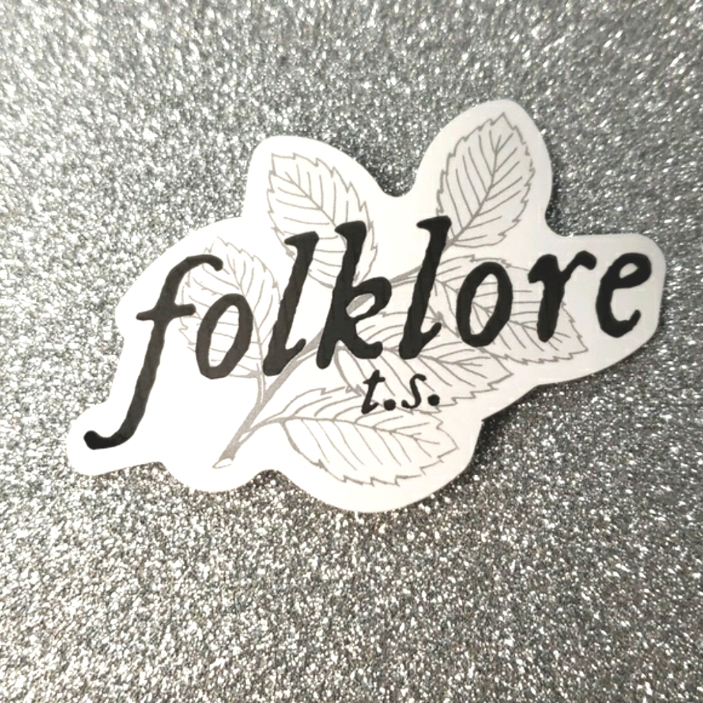 10/$10 Taylor Swift FOLKLORE Waterproof Sticker t.s.